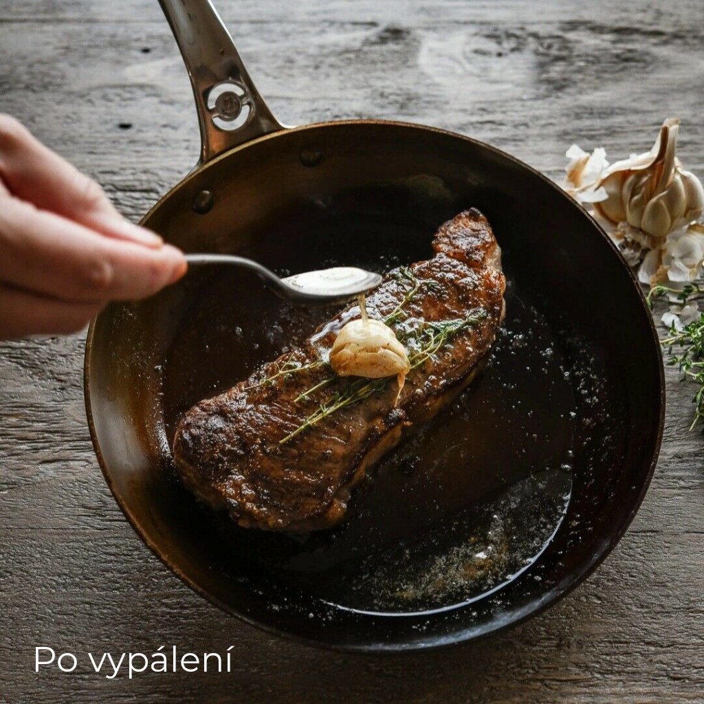 ocelova panev po vypaleni